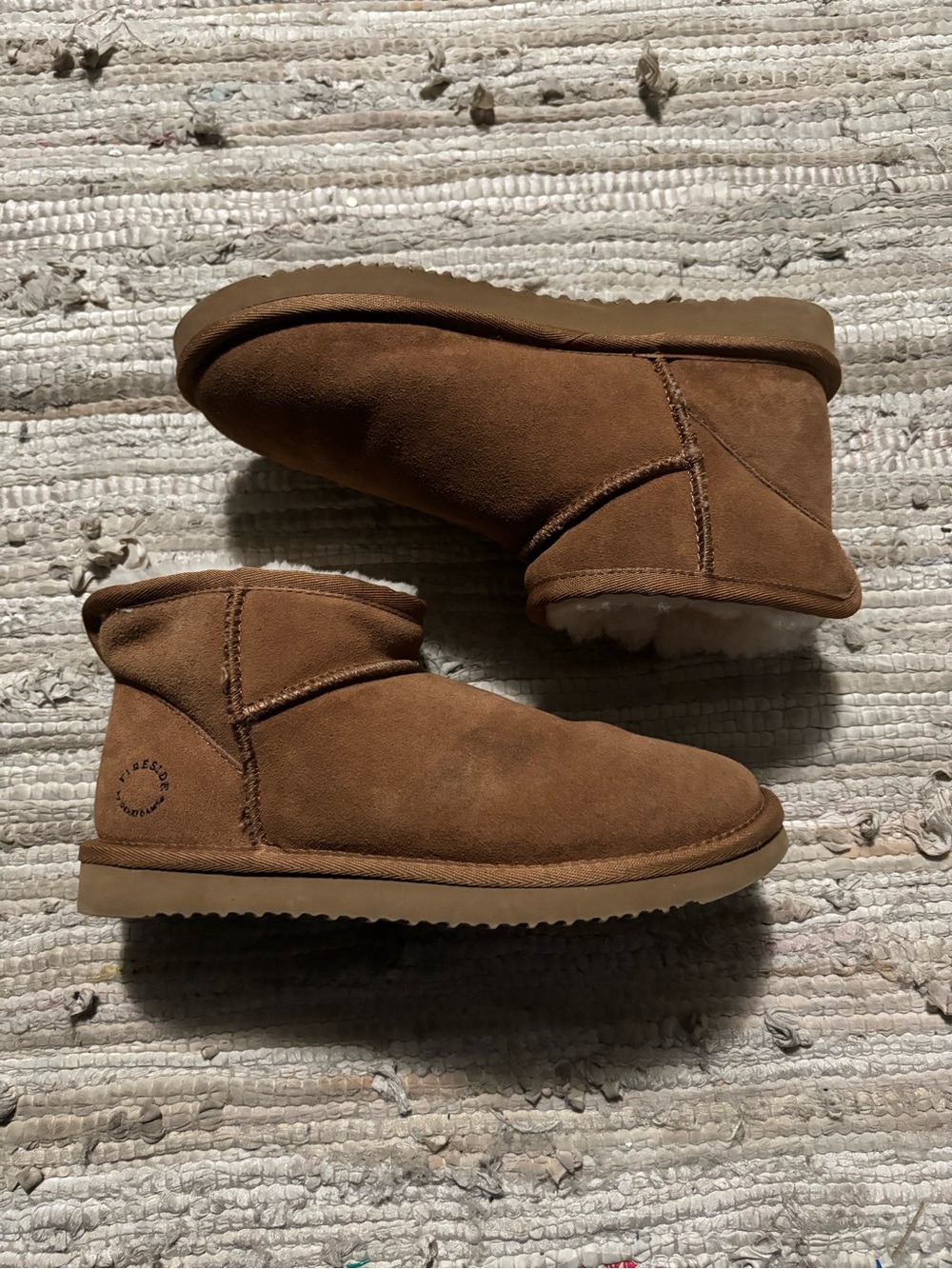 Chestnut Women’s Suede Winter Boots with Shearling Lining